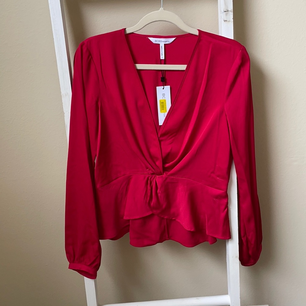 BCBGeneration Red Blouse